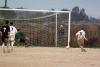 Marco Sanna batte il rigore e spiazza il portiere